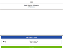 Tablet Screenshot of halalkitchenmaspeth.com